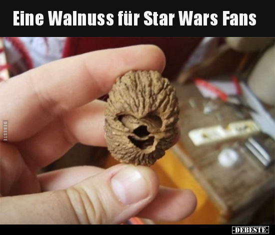Eine Walnuss für Star Wars Fans.. - Lustige Bilder | DEBESTE.de
