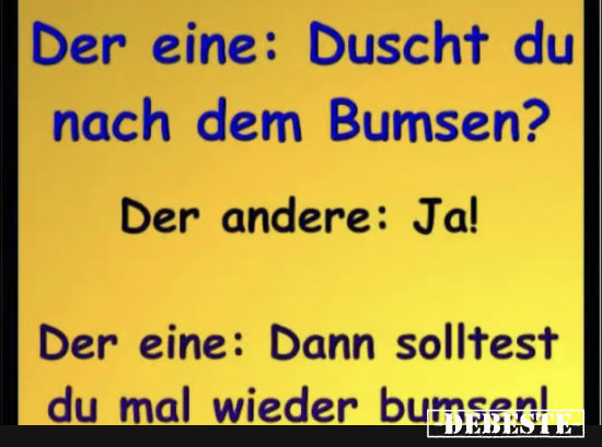 Duschst Du - Lustige Bilder | DEBESTE.de