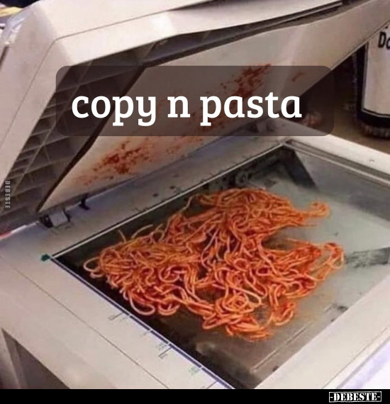 Copy n pasta.. - Lustige Bilder | DEBESTE.de