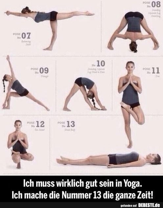 Ich muss wirklich gut sein in Yoga.. - Lustige Bilder | DEBESTE.de