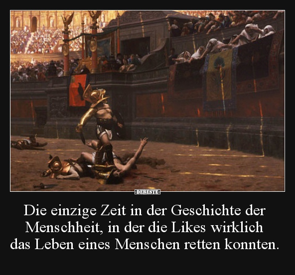 Die einzige Zeit in der Geschichte der Menschheit.. - Lustige Bilder | DEBESTE.de