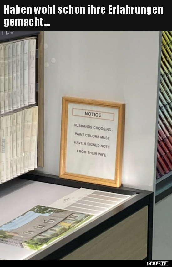 Haben wohl schon ihre Erfahrungen gemacht...