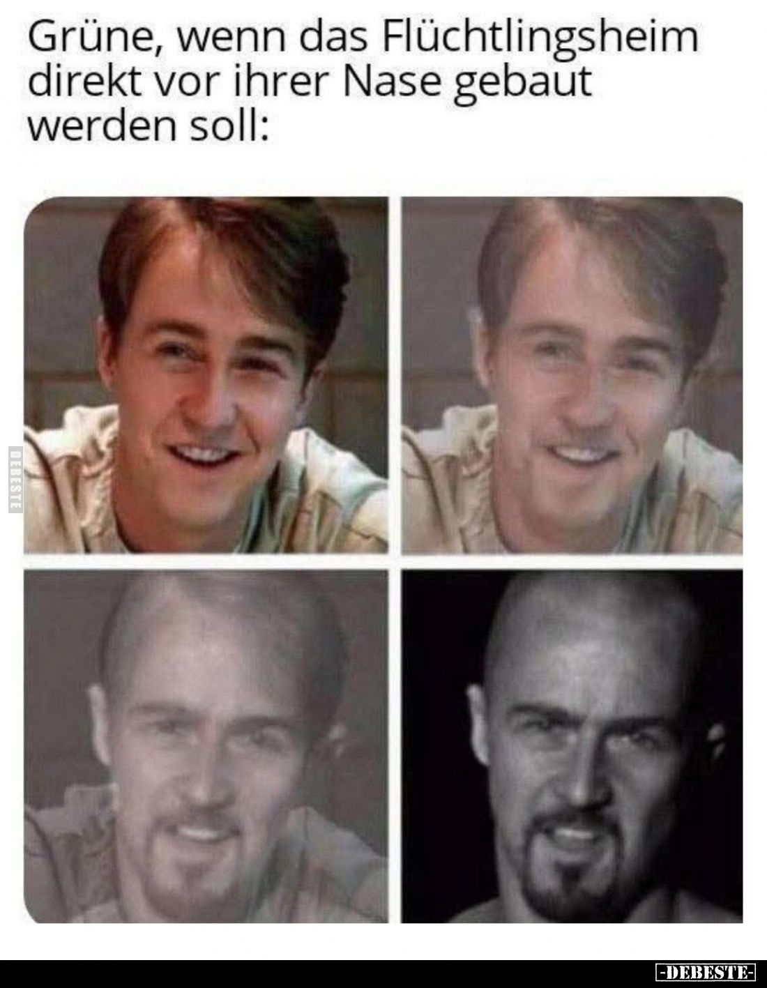 Grüne, wenn das Flüchtlingsheim... - Lustige Bilder | DEBESTE.de