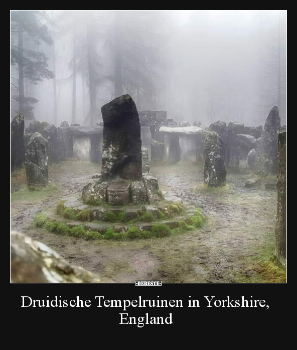 Druidische Tempelruinen in Yorkshire, England.. - Lustige Bilder | DEBESTE.de