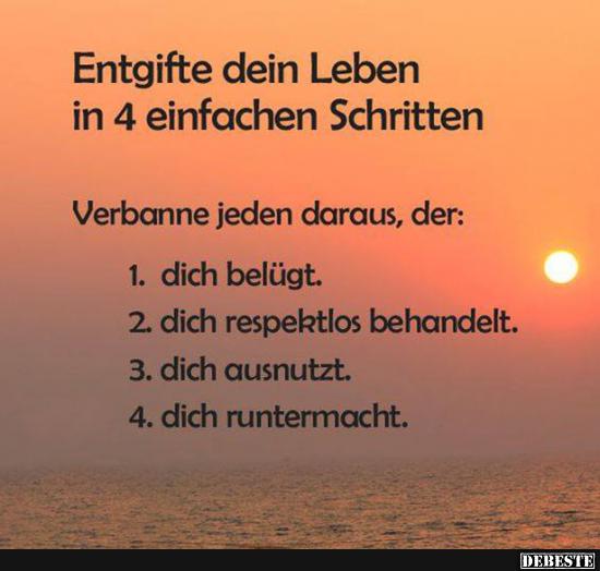 Entgifte dein Leben in 4 einfachen Schritten.. - Lustige Bilder | DEBESTE.de