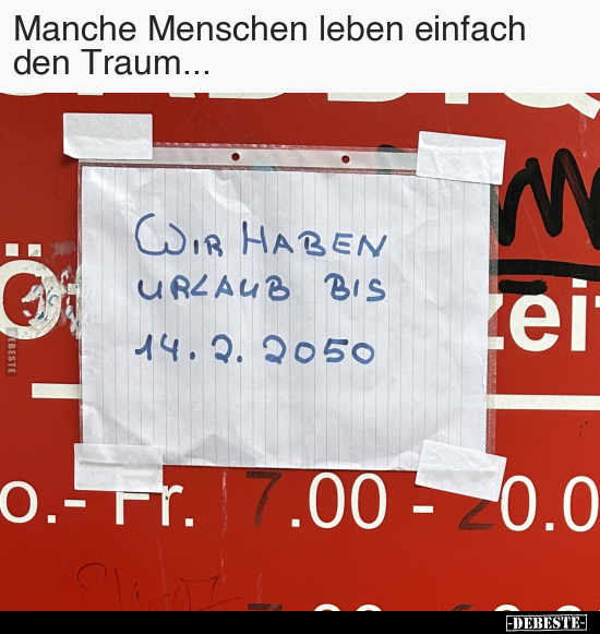 Menschen, Leben, Urlaub