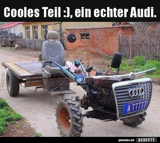 Cooles Teil :), ein echter Audi... - Lustige Bilder | DEBESTE.de