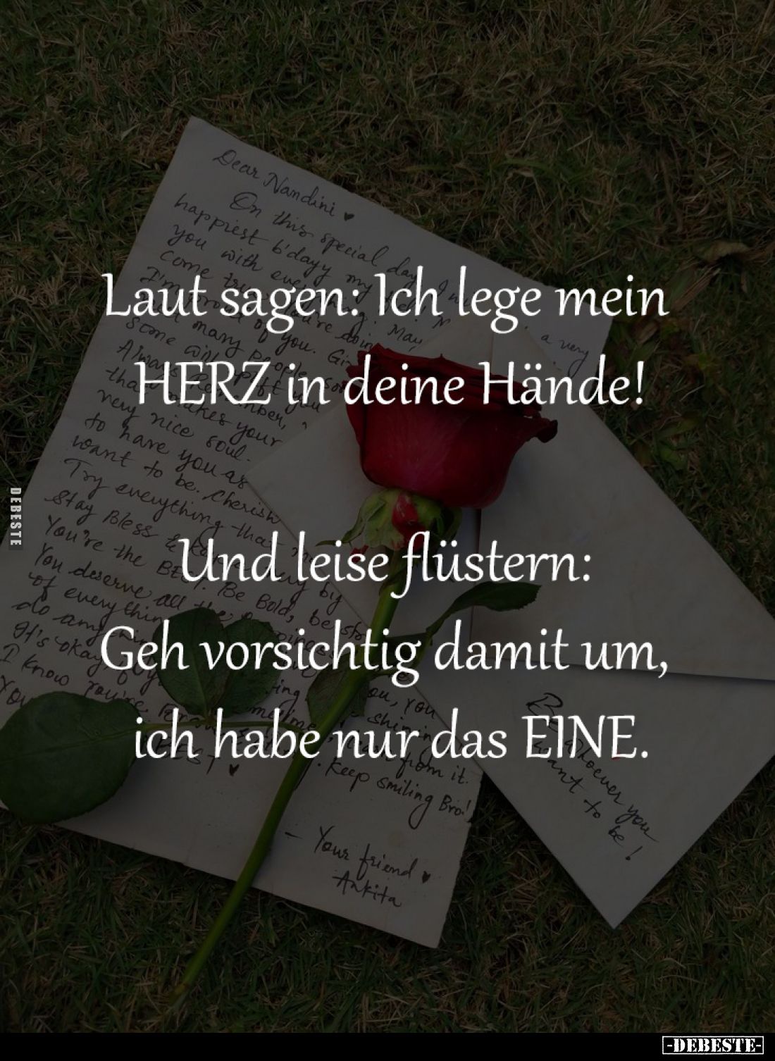 Laut sagen: Ich lege mein HERZ... - Lustige Bilder | DEBESTE.de