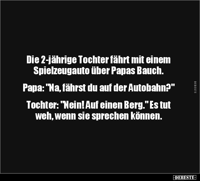 Tochter, Papa, Wenn