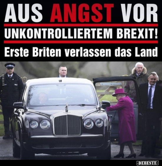 Aus Angst vor unkontrolliertem Brexit!.. - Lustige Bilder | DEBESTE.de