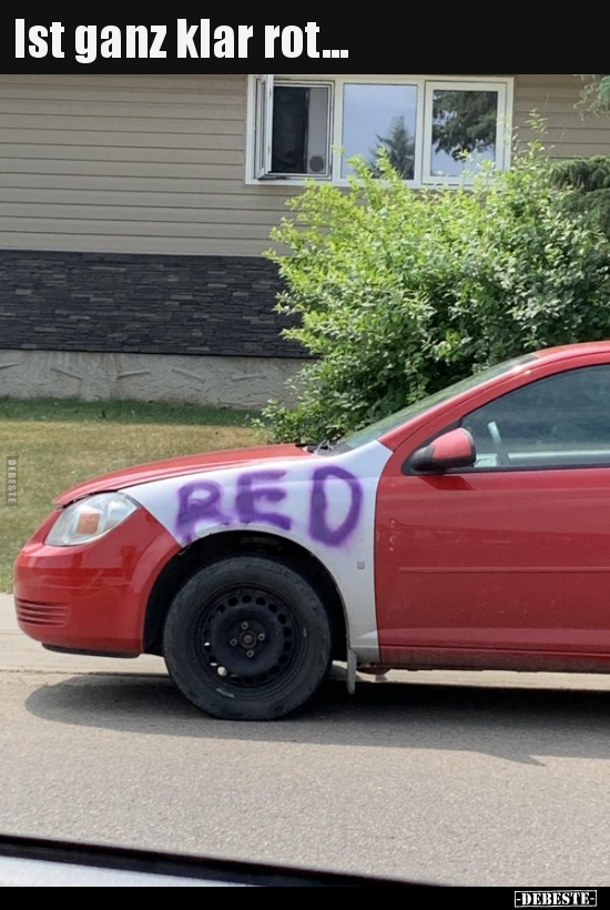Ist ganz klar rot...
