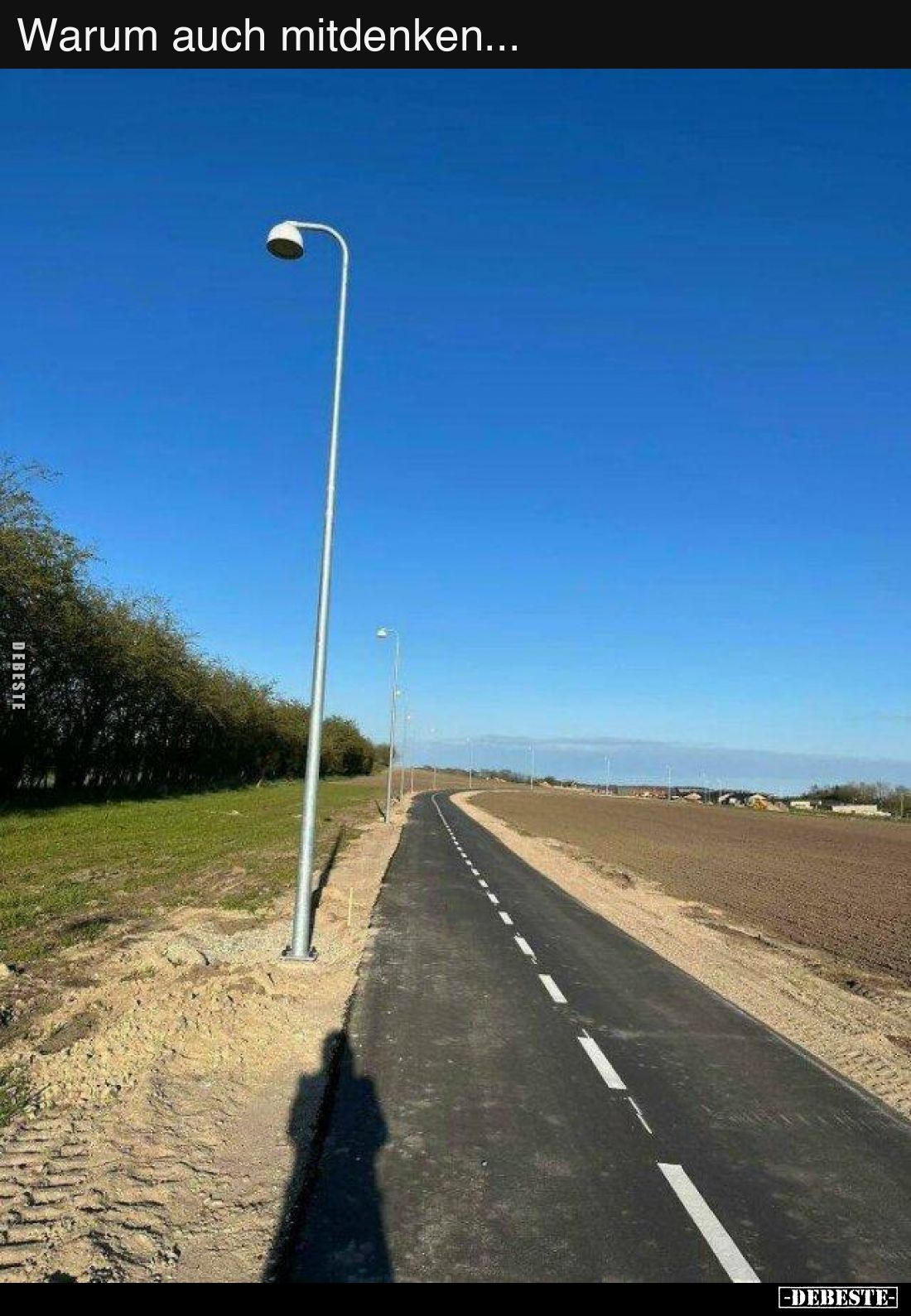 Warum auch mitdenken...