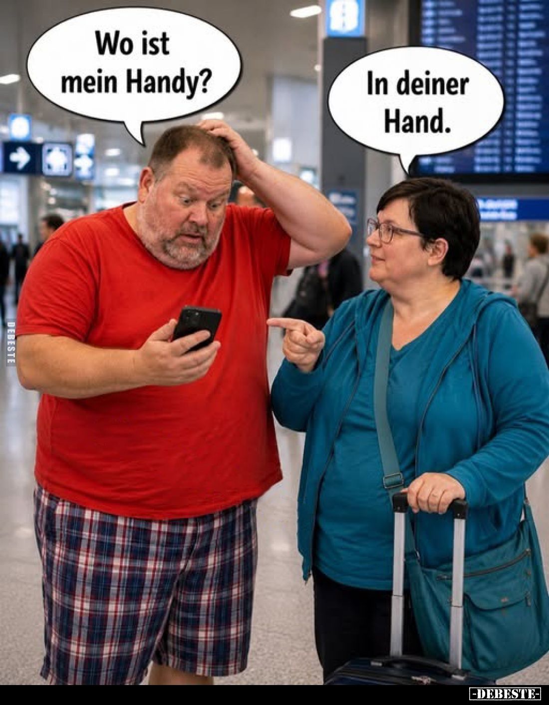 Wo ist mein Handy?
-
In deiner Hand.