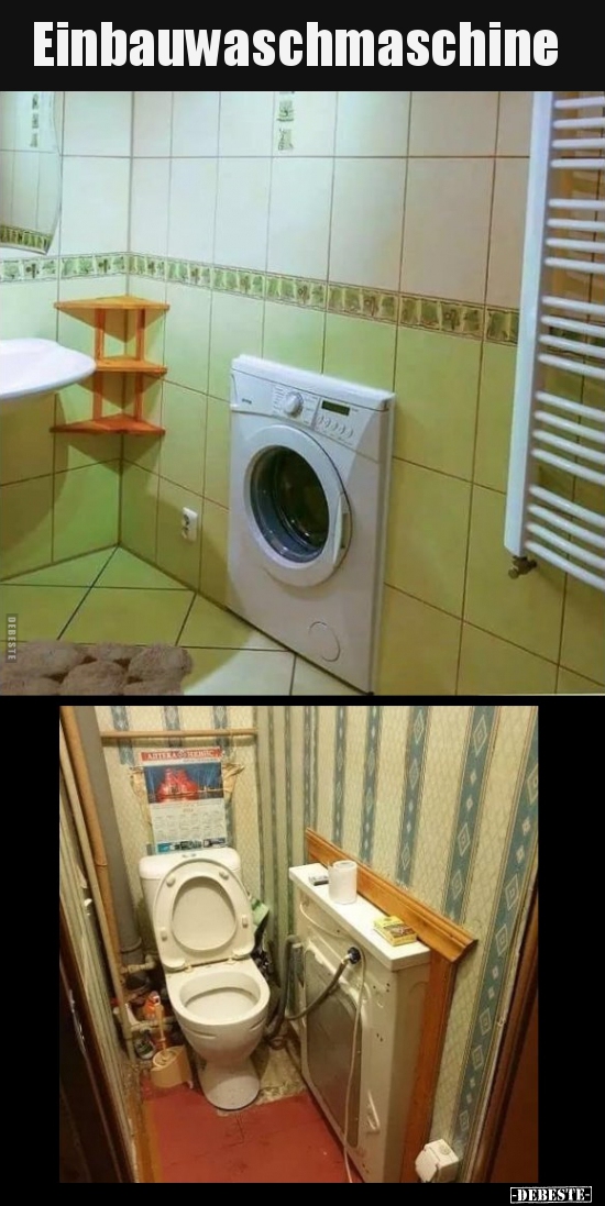 Einbauwaschmaschine.. - Lustige Bilder | DEBESTE.de