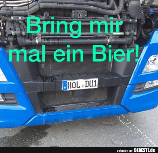 Bring mir mal ein Bier!