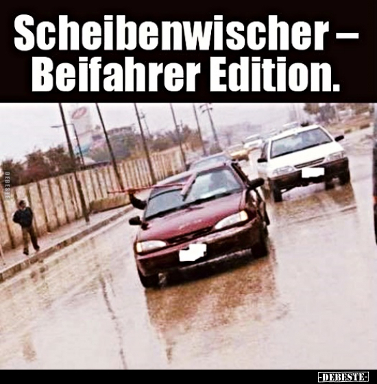 Scheibenwischer - Beifahrer Edition... - Lustige Bilder | DEBESTE.de