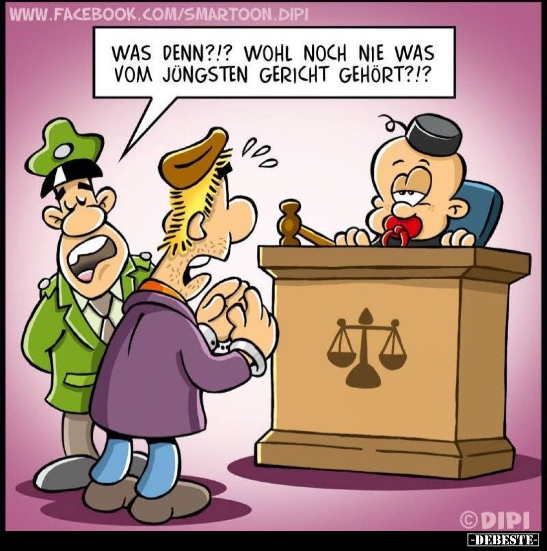 Was denn?!? Wohl noch nie was vom jüngsten Gericht gehört?!?