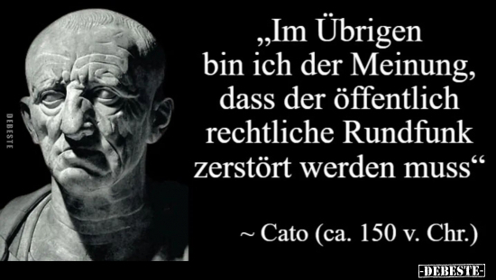 "Im Übrigen bin ich der Meinung, dass der öffentlich.." - Lustige Bilder | DEBESTE.de