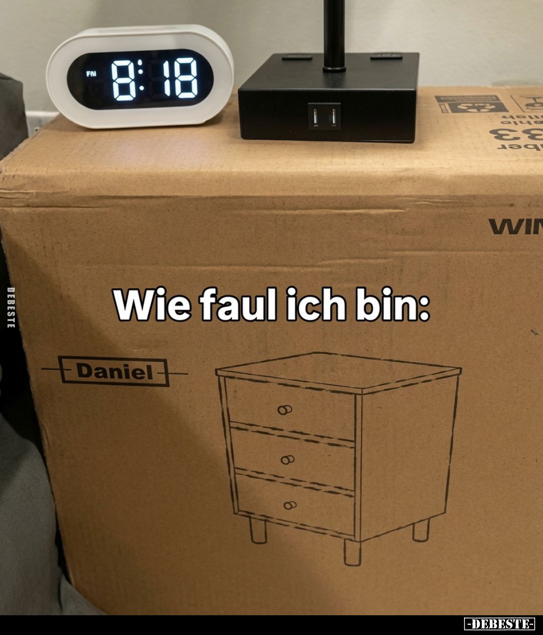 Wie faul ich bin