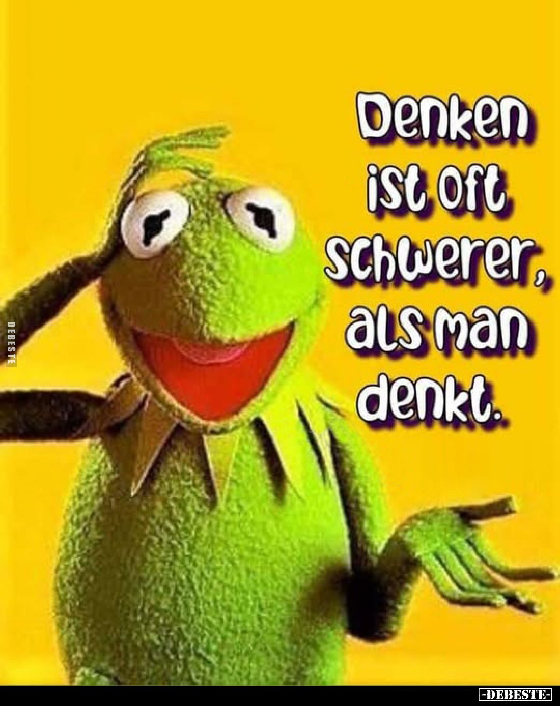 Denken ist oft schwerer, als man denkt.