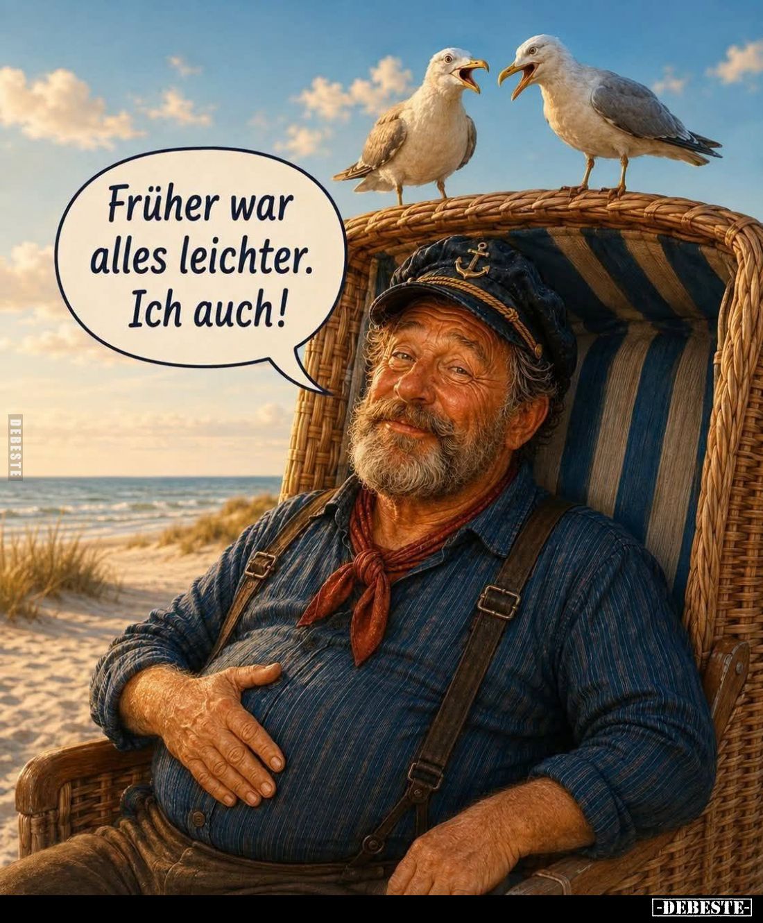 Früher war
alles leichter.
Ich auch!