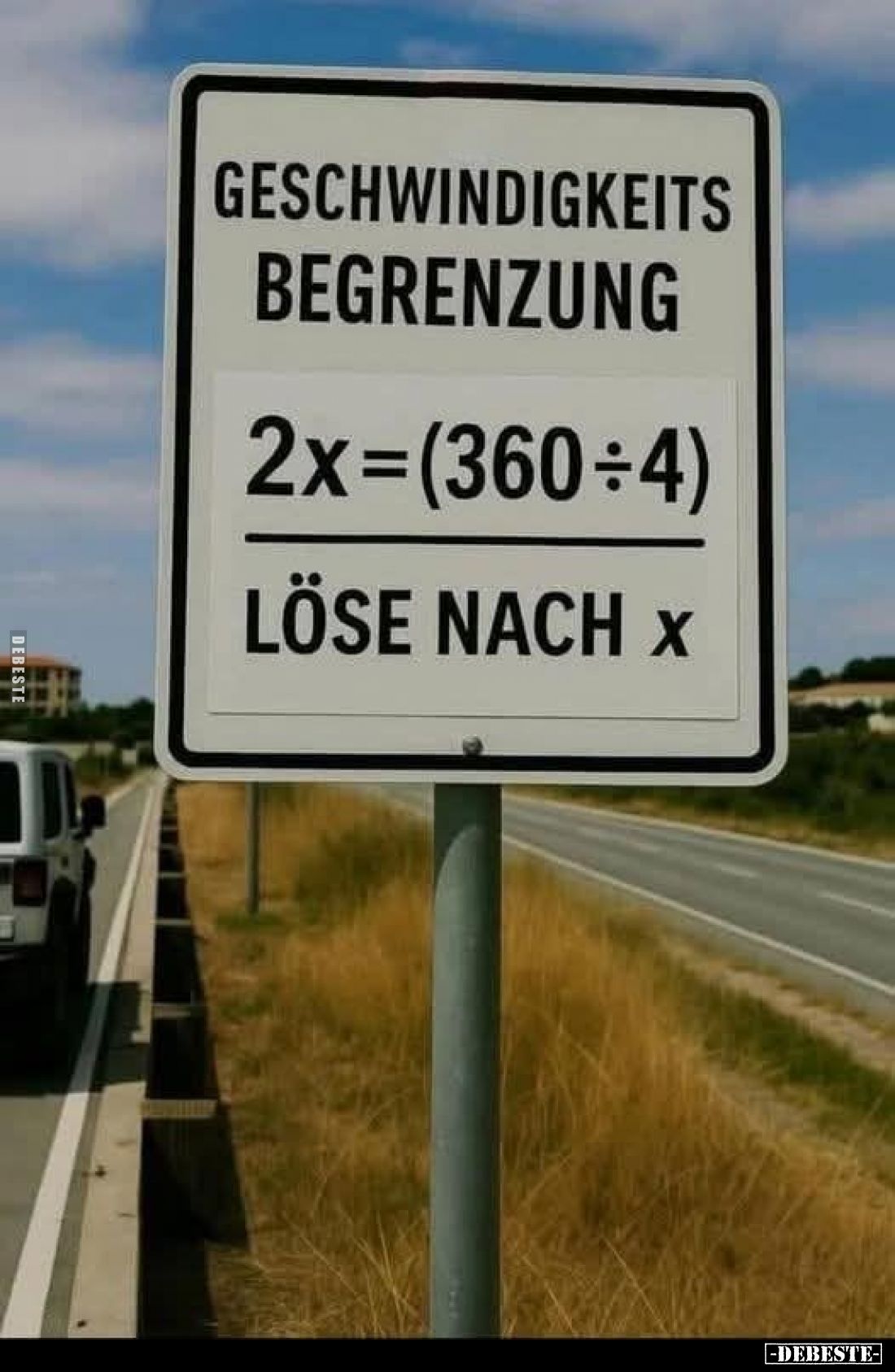 Geschwindigkeits Begrenzung.