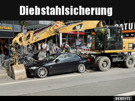 Diebstahlsicherung.. - Lustige Bilder | DEBESTE.de
