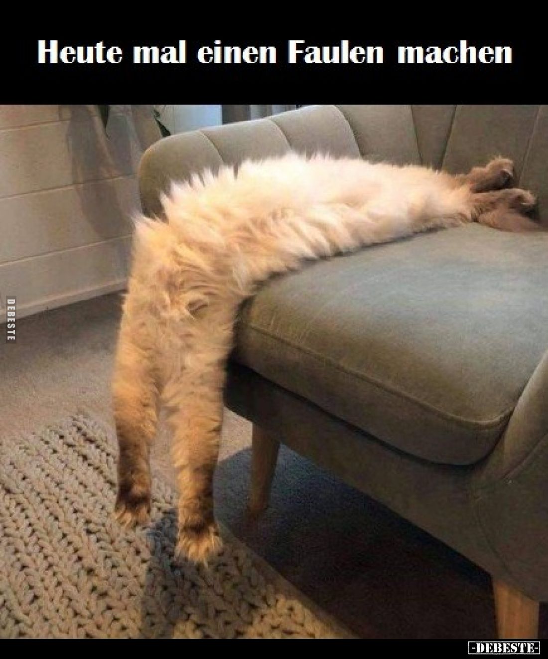 Heute mal einen Faulen machen.