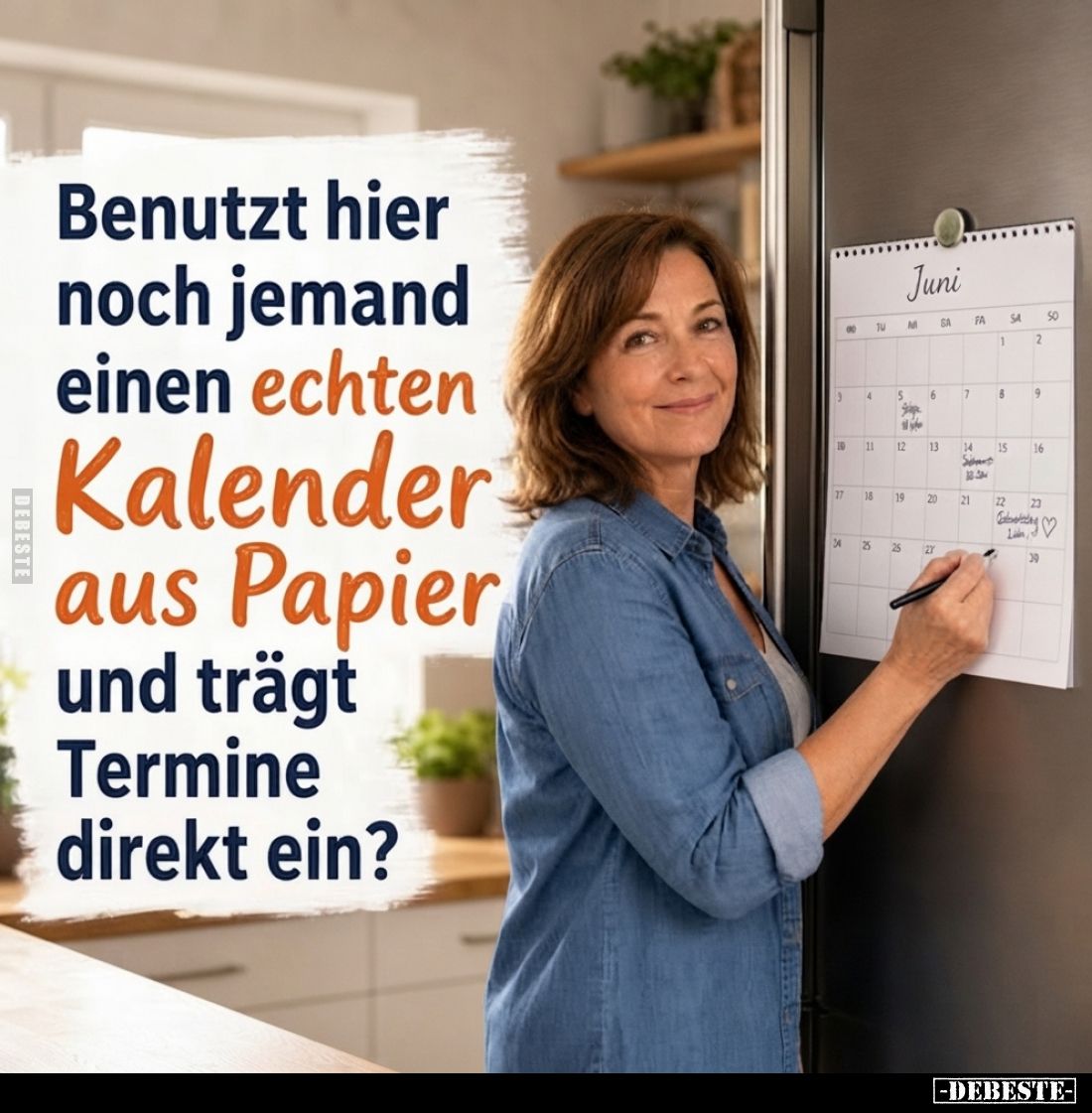 Benutzt hier noch jemand einen echten Kalender aus Papier.. - Lustige Bilder | DEBESTE.de