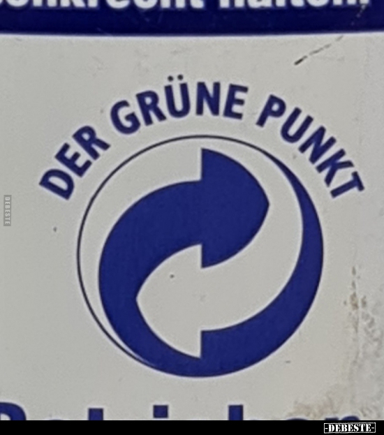 Der grüne Punkt.. - Lustige Bilder | DEBESTE.de