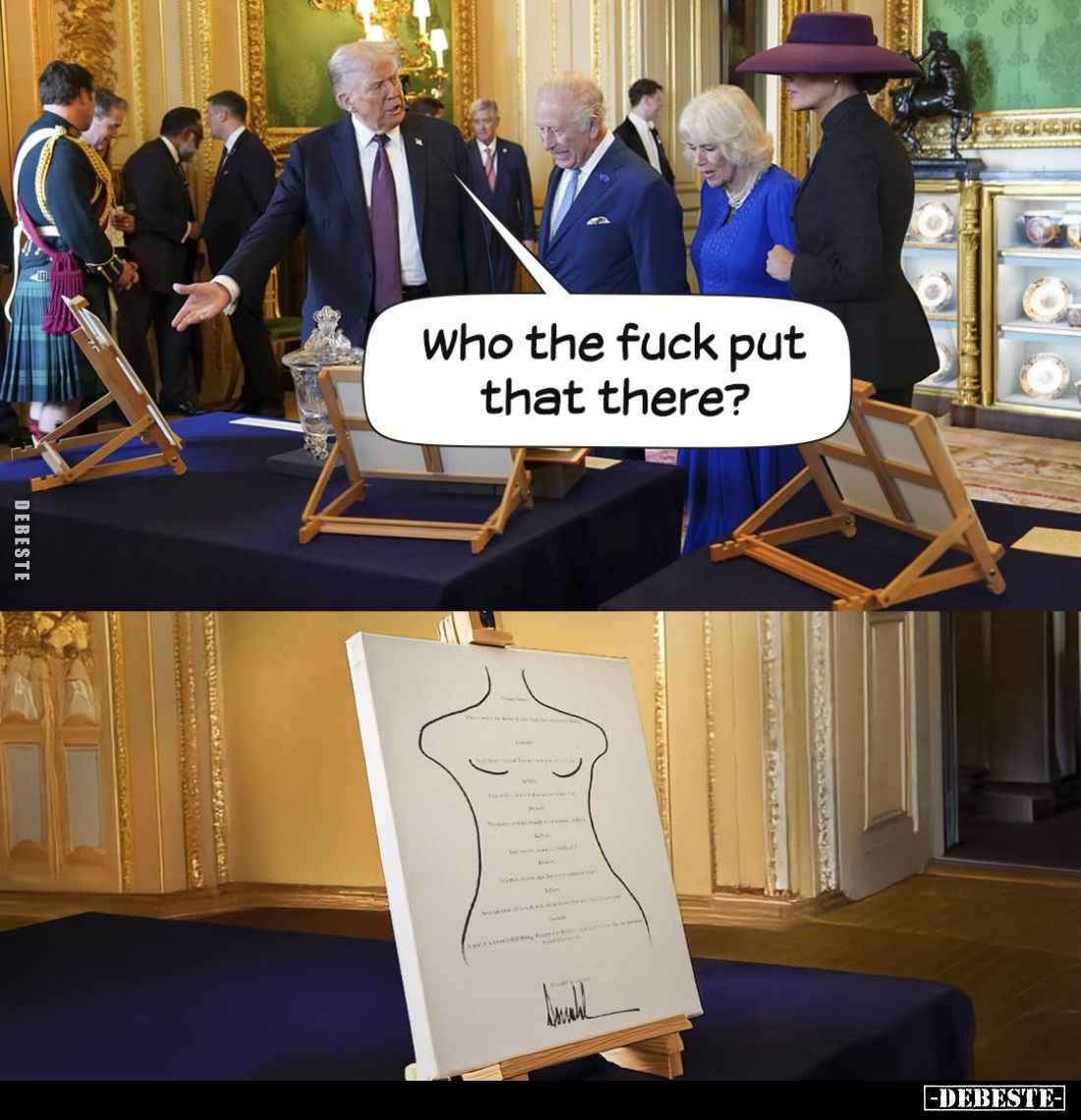 Who the fuck put that there?