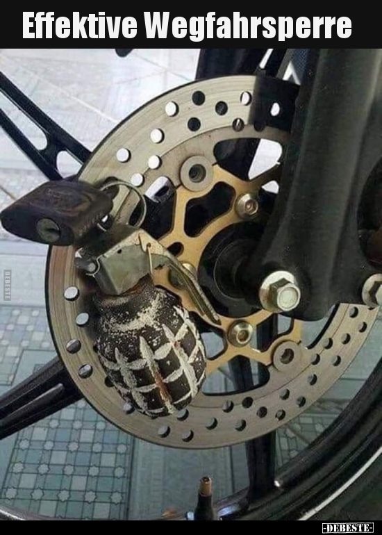 Effektive Wegfahrsperre..