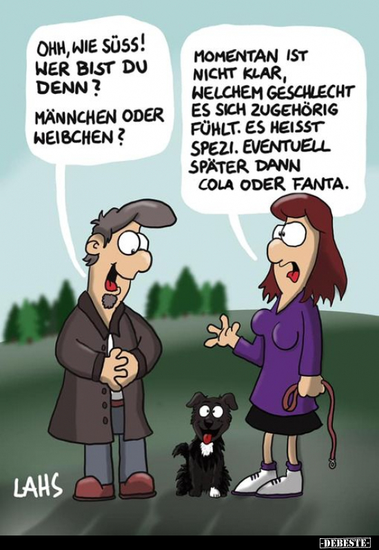 Ohh, wie süss! Wer bist du denn?..