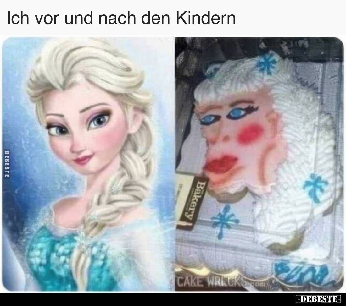 Ich vor und nach den Kindern