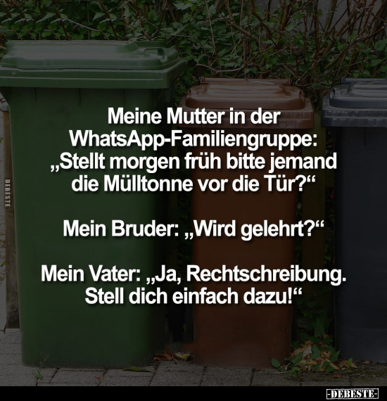 Meine Mutter in der WhatsApp-Familiengruppe.. - Lustige Bilder | DEBESTE.de