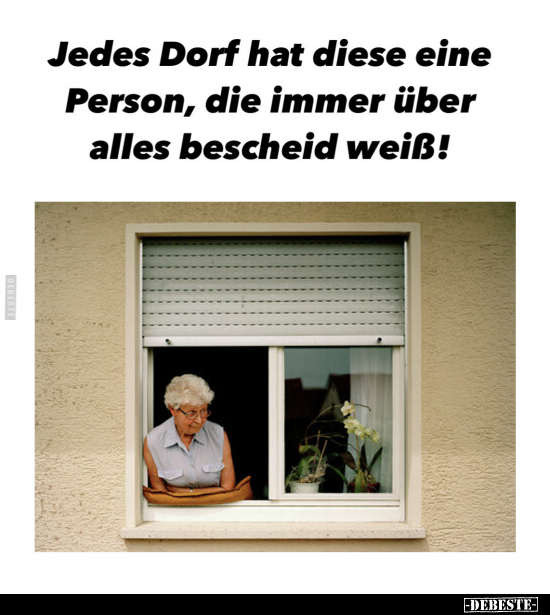 Jedes Dorf hat diese eine Person.. - Lustige Bilder | DEBESTE.de