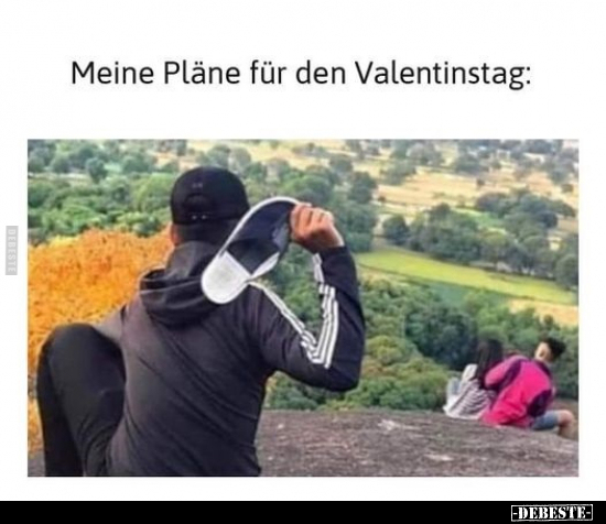 Meine Pläne für den Valentinstag.. - Lustige Bilder | DEBESTE.de