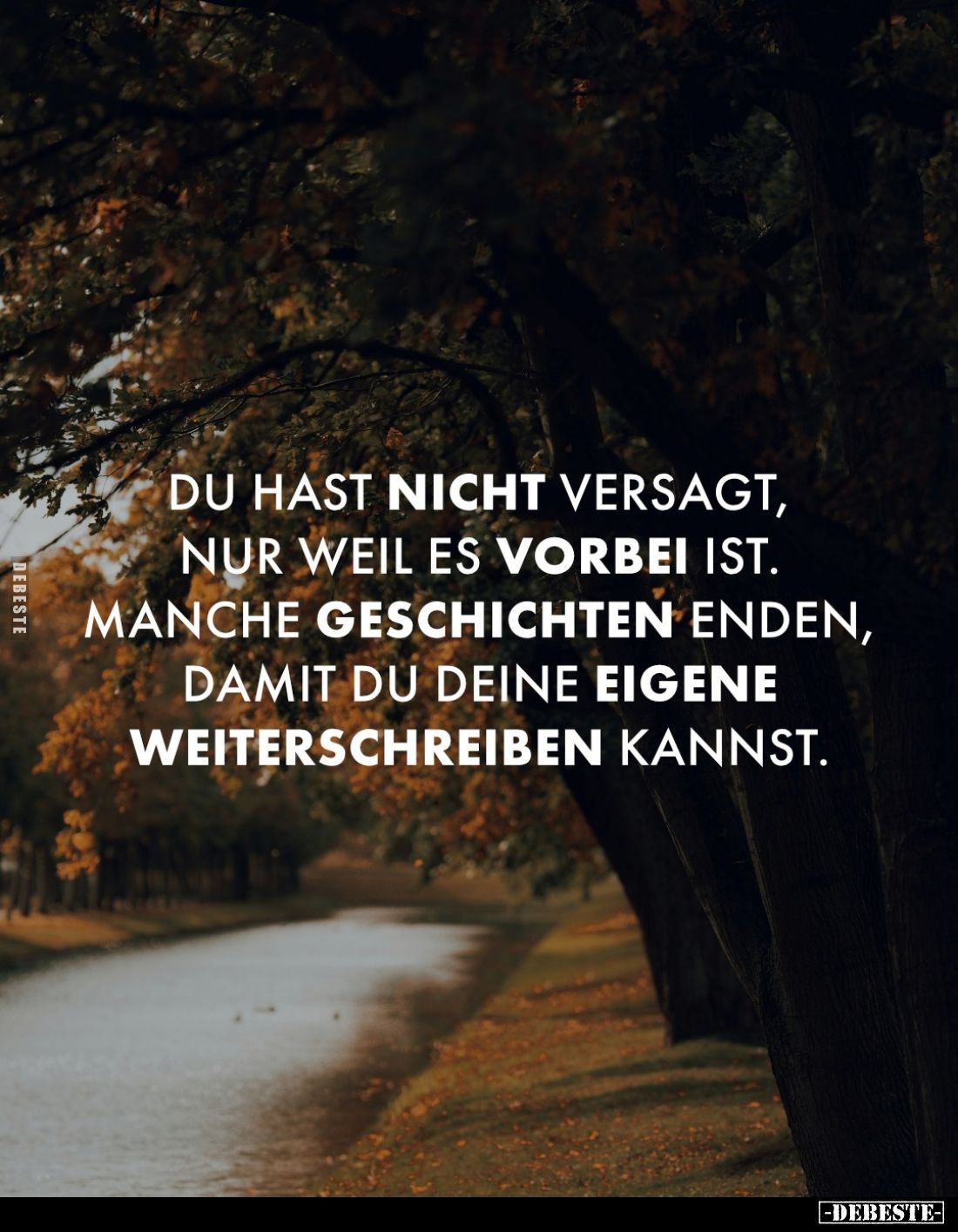 Du hast nicht versagt, nur weil es vorbei ist. Manche Geschichten enden, damit du deine eigene Weiterschreiben kannst.