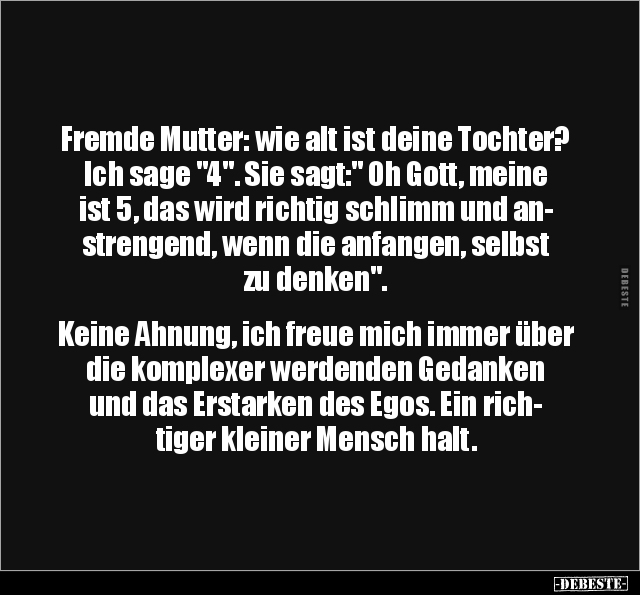 Früher, Heute