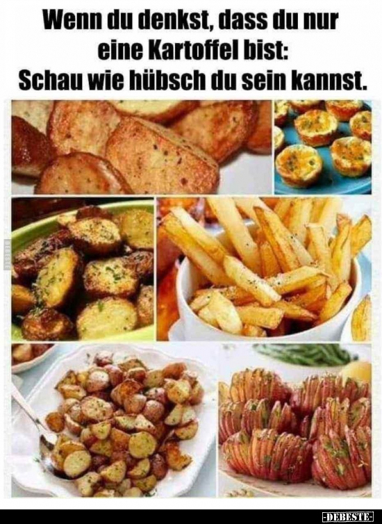 Wenn du denkst, dass du nur eine Kartoffel bist.. - Lustige Bilder | DEBESTE.de