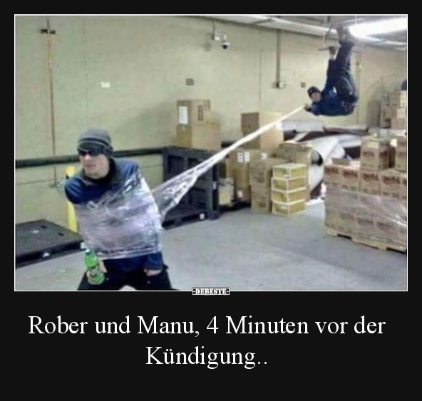 Rober und Manu, 4 Minuten vor der Kündigung.. - Lustige Bilder | DEBESTE.de