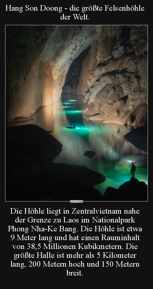 Hang Son Doong - die größte Felsenhöhle der Welt.. - Lustige Bilder | DEBESTE.de