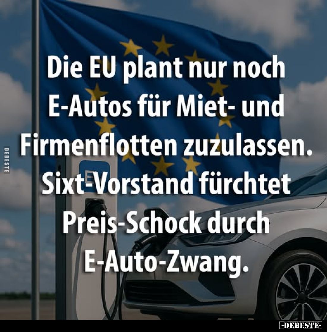 Die EU plant nur noch E-Autos für Miet- und Firmenflotten zuzulassen.
Sixt-Vorstand fürchtet Preis-Schock durch E-Auto-Zwang...