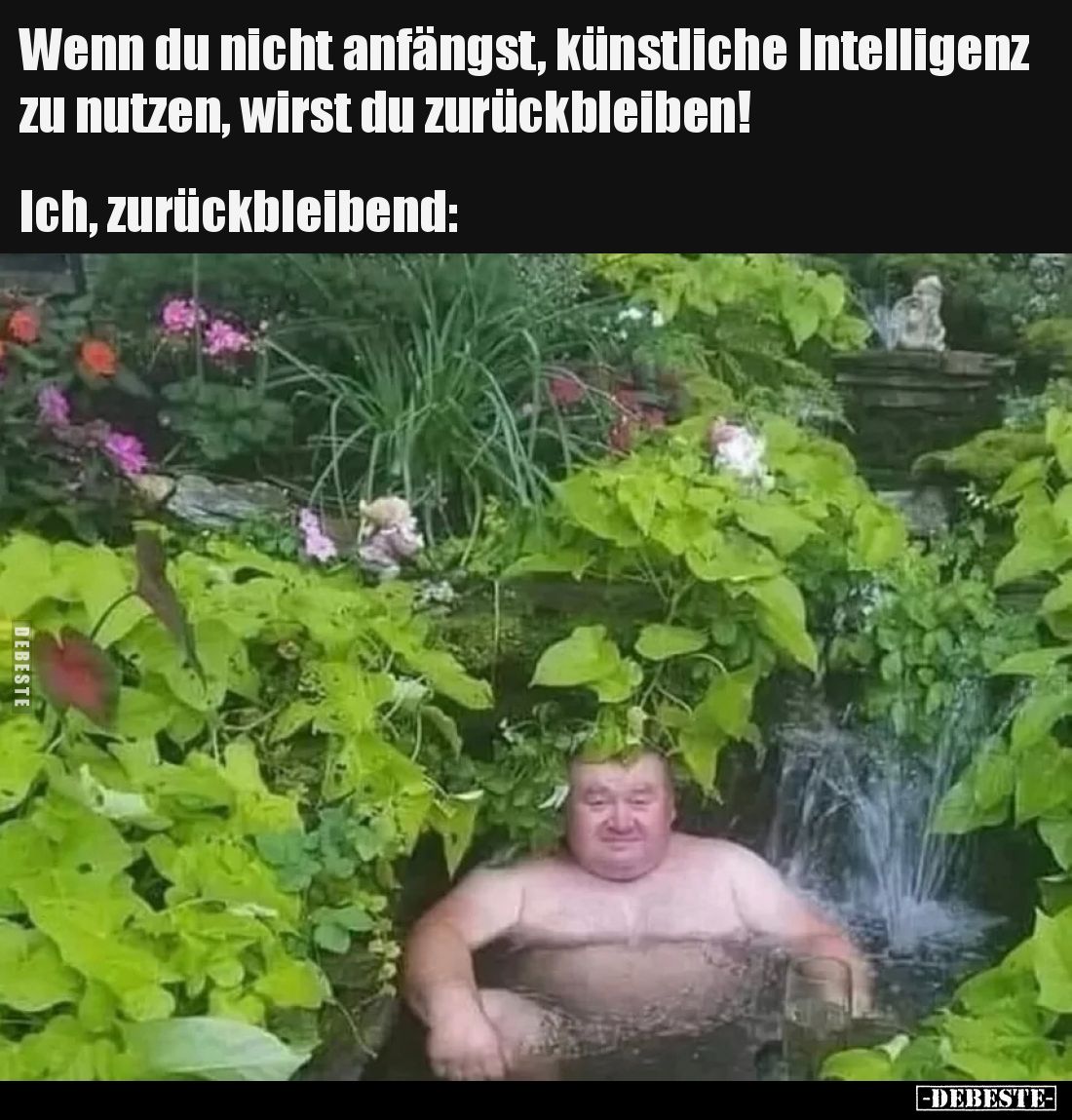 Wenn du nicht anfängst, künstliche Intelligenz zu nutzen, wirst du zurückbleiben!
-
Ich, zurückbleibend:
