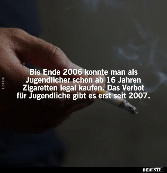 Ende, Zigaretten, Kaufen, Verbot, Für Jugendliche, Jugendliche