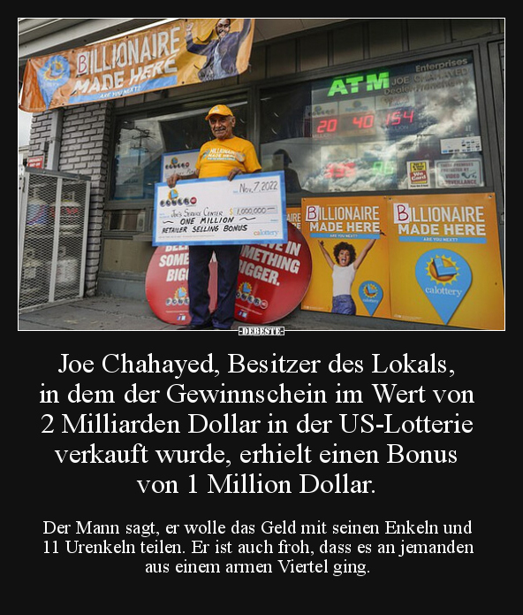 Joe Chahayed, Besitzer des Lokals, in dem der.. - Lustige Bilder | DEBESTE.de