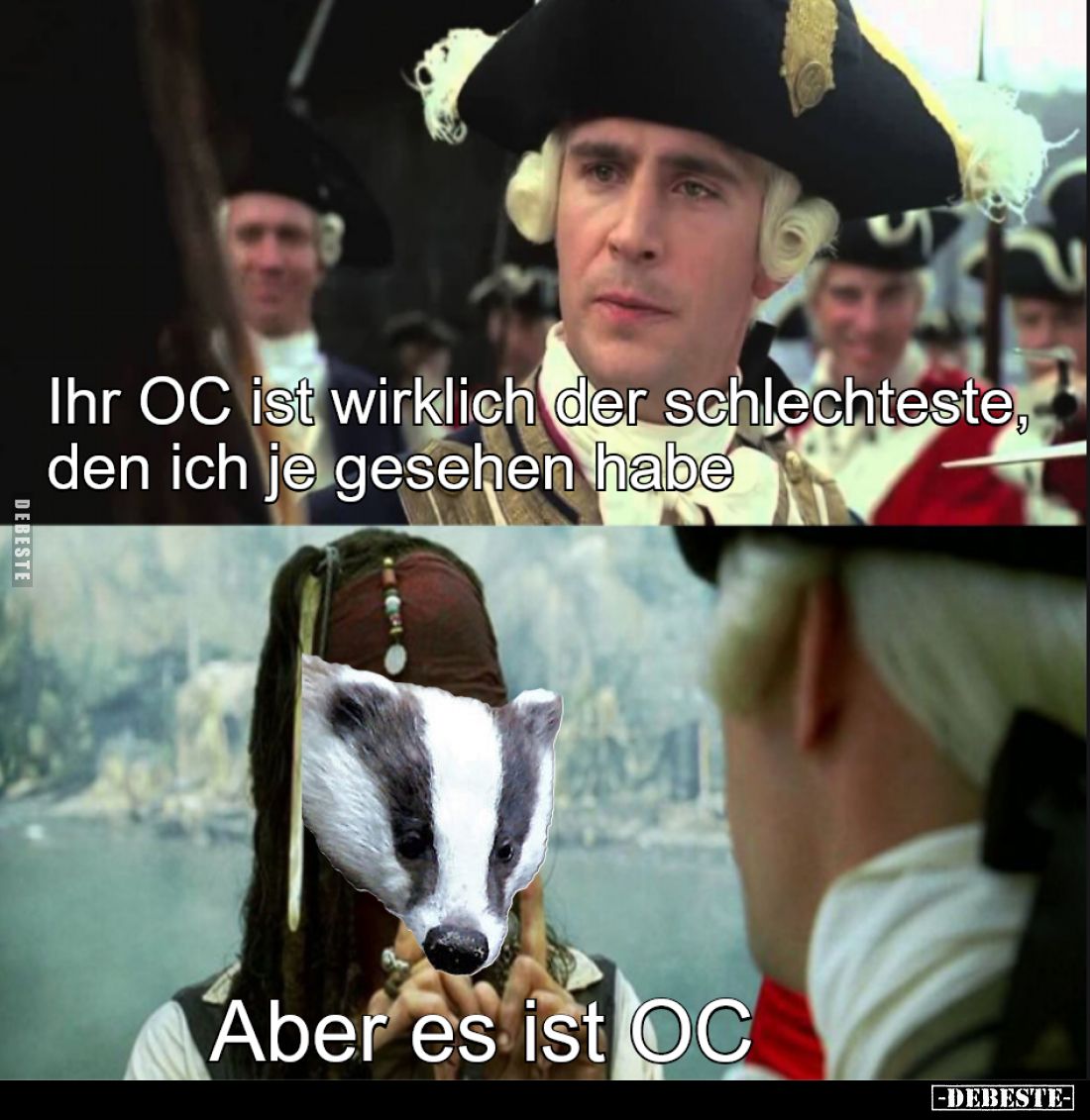 Ihr OC ist wirklich der schlechteste, den ich je gesehen habe.
-
Aber es ist OC.