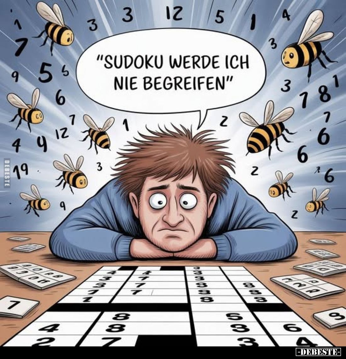 "Sudoku werde ich nie begreifen"