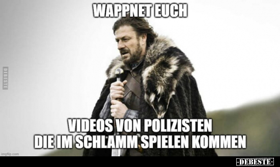 Wappnet euch Videos von Polizisten, die im Schlamm spielen.. - Lustige Bilder | DEBESTE.de