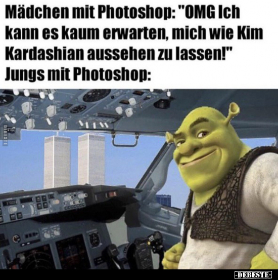 Mädchen mit Photoshop: "OMG Ich kann es kaum erwarten, mich.."